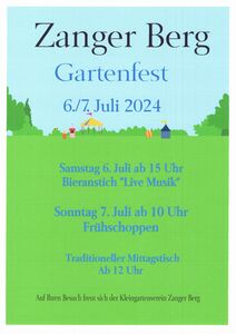 Zanger Berg Gartenfest