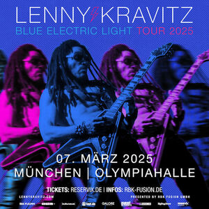 VIP Packages - LENNY KRAVITZ - Blue Electric Light Tour 2025