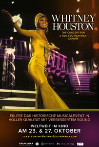 Whitney Houston Concert for a New South Africa 23. & 27. 10 im Kino-Center