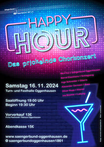 Happy Hour – Das prickelnde Chorkonzert